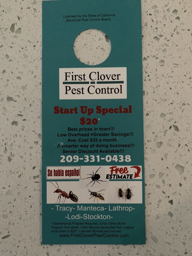 FIRST CLOVER PEST CONTROL Pest Control Stockton, CA Phone Number