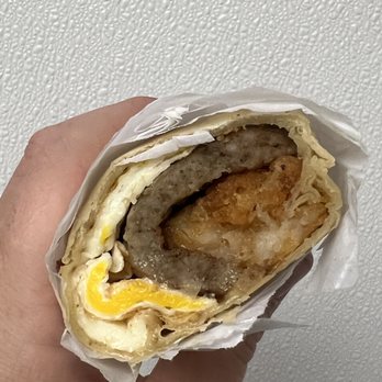 Pronto Donuts - Sausage Egg and Cheese Breakfast Burrito - Donuts Near Me - Monterey Park, California Pronto Donuts - Sausage Egg and Cheese Breakfast Burrito - Donuts Near Me - Monterey Park, California