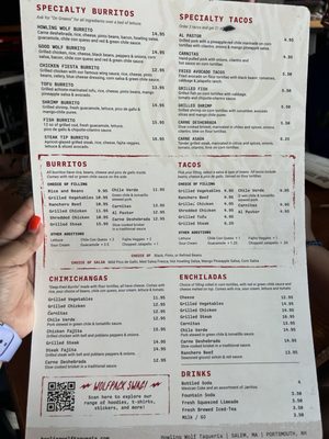Menu photo 3 Howling Wolf Taqueria Salem, MA