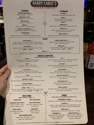 Menu photo 7 Harry Caray's 7th Inning Stretch Chicago, IL