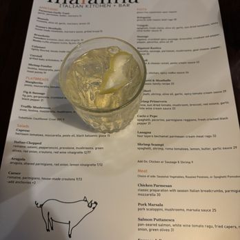 Maialina - Menu and a White Negroni. Both are excellent. - Italian Near Me - Indianapolis, Indiana Maialina - Menu and a White Negroni. Both are excellent. - Italian Near Me - Indianapolis, Indiana