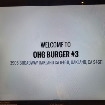 Oh G Burger - Jan 2025 - Burgers Near Me - Oakland, California Oh G Burger - Jan 2025 - Burgers Near Me - Oakland, California