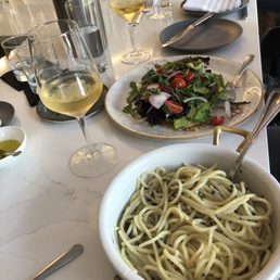 Lemon caviar spaghetti and the frittata Lemon caviar spaghetti and the frittata