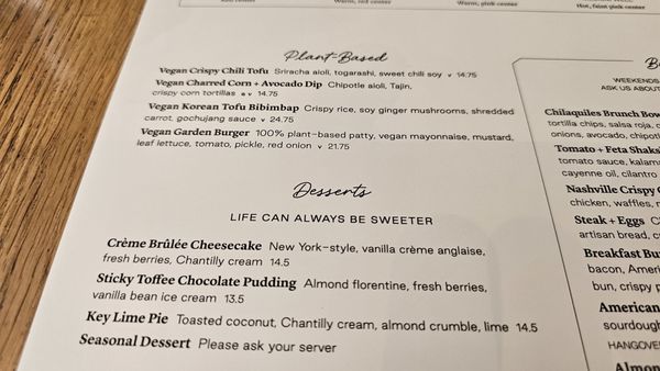 Menu photo 5 Earls Kitchen + Bar Denver, CO