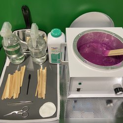 Prune Wax Studio - The waxing cart set up! Book your appointment today to experience the smooth.