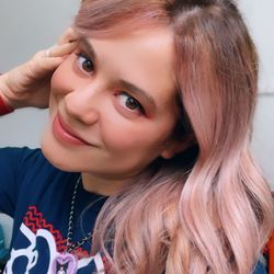 The Powder Room by Linda Luna - Rose gold hair by Carmen