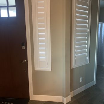 NewLight Blinds & Designs - Installed Norman Woodlore Pollywood Shutters for needed Privacy - Shutters Near Me