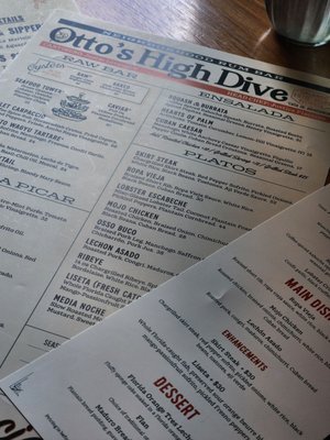Menu photo 2 Otto’s High Dive Orlando, FL