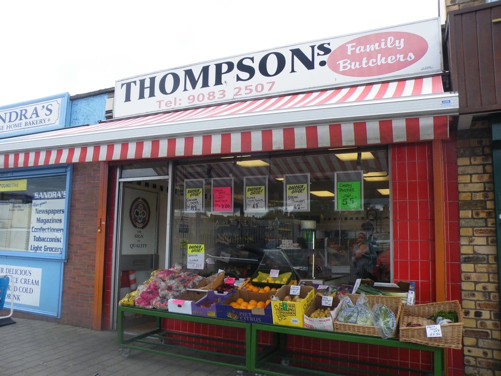 THOMPSONS THE BUTCHER Meat Shops 7 Ballyclare Road, Newtownabbey