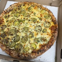 Enzo's Pizzeria - Pickle pizza