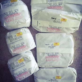 Jones Processing - Gimme some meat! Some prepackaged frozen selections from the freezer. - Butcher Near Me - Hartford, Ohio