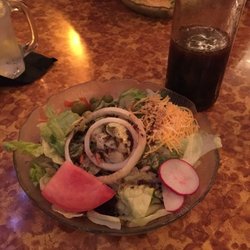 Franz's Tavern - House salad a great side dish I I've the house Balsamic dressing !