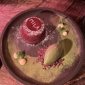 MILA Restaurant - molten chocolate lava cake - Mediterranean Near Me - Miami Beach, Florida