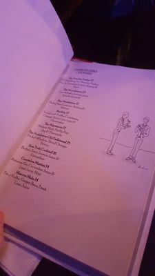 Menu photo 2 Blue Bar New York, NY