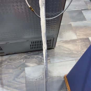 Modern Flooring Services - Mud / grout on refrigerator water line - Flooring Near Me - Lakewood, Colorado Modern Flooring Services - Mud / grout on refrigerator water line - Flooring Near Me - Lakewood, Colorado