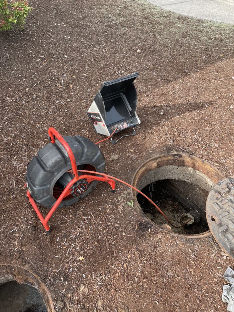 Slide of NW Sewer & drain