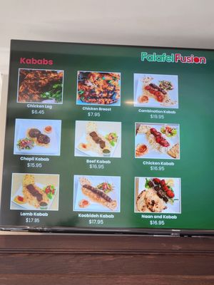 Menu photo 7 Falafel Fusion Rancho Cordova, CA