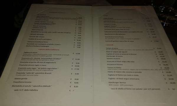 Menu photo 1 Cuccurucù Rome, RM Menu photo 1 Cuccurucù Rome, RM