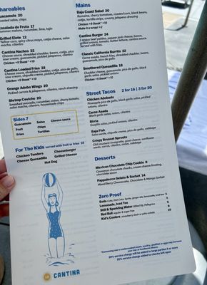 Menu photo 2 La Cantina Coronado, CA Menu photo 2 La Cantina Coronado, CA