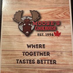Moose's Cookhouse - Menu