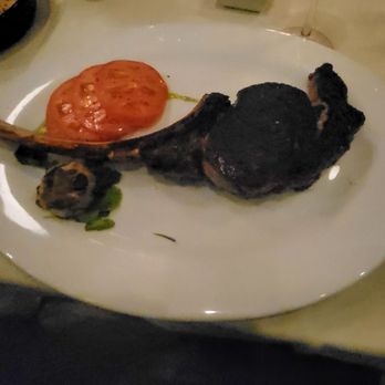 Halls Chophouse - This is a $140 Hall's tomahawk steak, can't believe they allowed this scorched piece of meat to leave the kitchen. - Steakhouses Near Me - Charleston, South Carolina