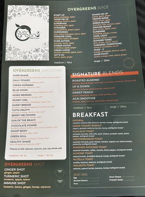 Menu photo 7 OverGreens Salad & Juice Brooklyn, NY Menu photo 7 OverGreens Salad & Juice Brooklyn, NY