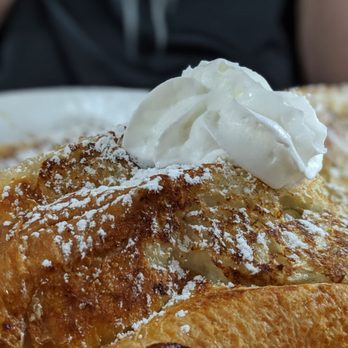 The Broken Egg Cafe - French toast literally made with a large baguette delicious. - Breakfast & Brunch Near Me - San Antonio, Texas The Broken Egg Cafe - French toast literally made with a large baguette delicious. - Breakfast & Brunch Near Me - San Antonio, Texas