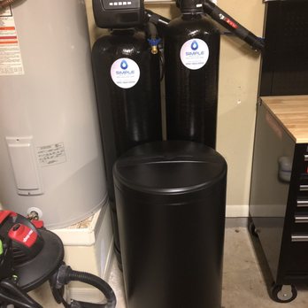 Simple Water Softeners - Water softener, carbon filter, and salt brine tank. - Water Purification Services Near Me - San Antonio, Texas