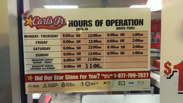 Menu photo 2 Carl's Jr Fresno, CA
