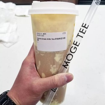 Moge Tee - Rochester - Creme Brulee Milk Ttea - Bubble Tea Near Me - Rochester, New York