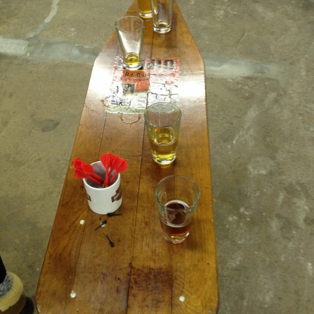 Big Head Brewing - Old ironing board to hold the darts/ brews - Venues & Event Spaces Near Me - Wauwatosa, Wisconsin