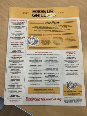 Menu photo 3 Eggs Up Grill Richmond, VA