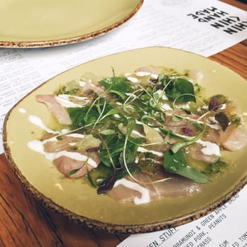Chin Chin - Kingfish sashimi; proves that looks can be deceiving. It may not look the most appetising, but this little guy packs a flavour punch! - Asian Fusion Near Me - Melbourne, VIC Chin Chin - Kingfish sashimi; proves that looks can be deceiving. It may not look the most appetising, but this little guy packs a flavour punch! - Asian Fusion Near Me - Melbourne, VIC