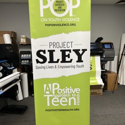 Flyover Print - retractable banner stand