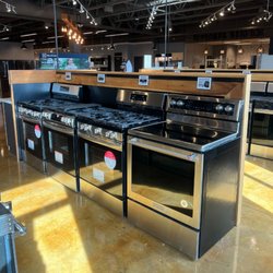 Colder's Furniture, Appliances, and Mattresses - Stainless steel kitchen ranges, featuring both gas and electric models.