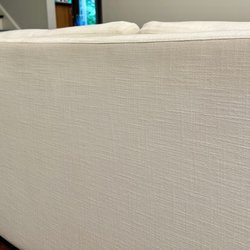 North Furnishings - Yellowing at the top edge and part of the back