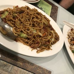 Golden Bowl Chinese Restaurant - Pork chow mein pork fried rice