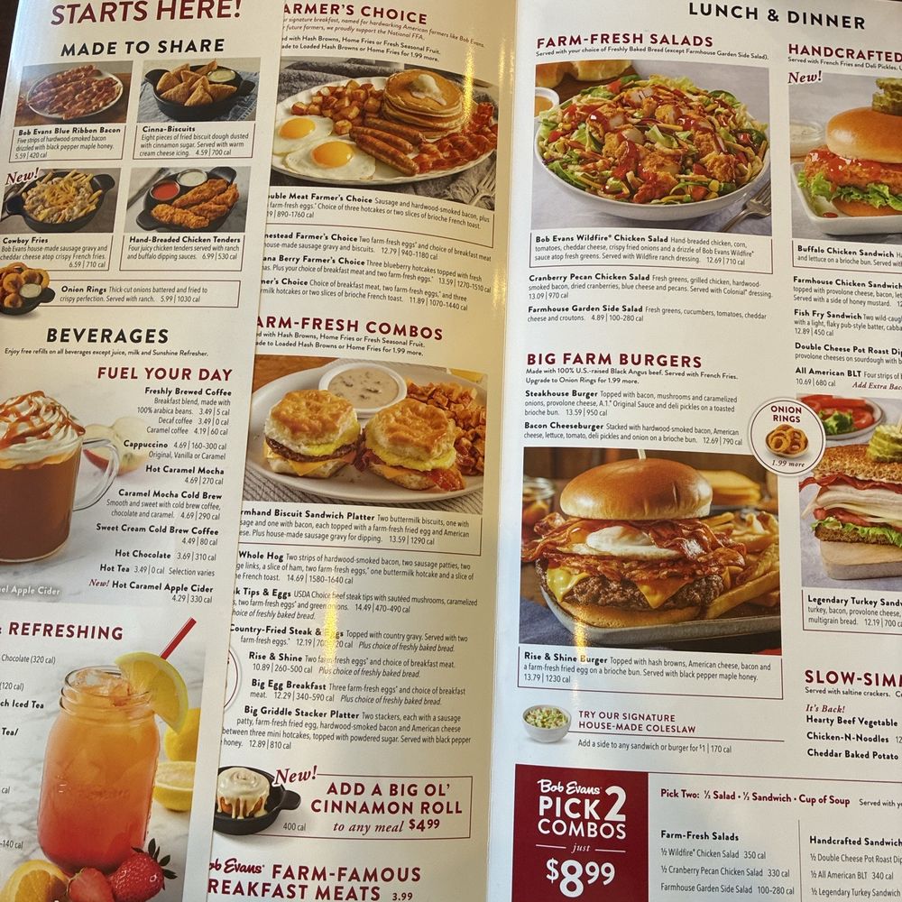 Bob Evans - Menu - American Near Me - Holland, Michigan Bob Evans - Menu - American Near Me - Holland, Michigan