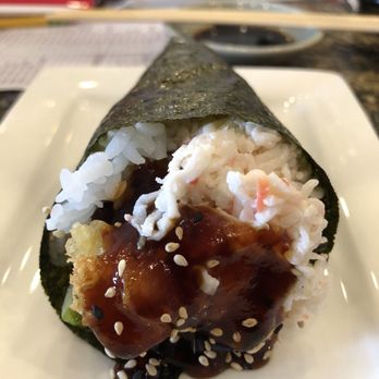 Hana Sushi #6 - Shrimp Tempura Hand Roll - Sushi Bars Near Me - Temecula, California Hana Sushi #6 - Shrimp Tempura Hand Roll - Sushi Bars Near Me - Temecula, California