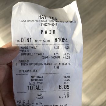 Hay Tea - Order my drink at 2:14 PM. - Bubble Tea Near Me - San Leandro, California Hay Tea - Order my drink at 2:14 PM. - Bubble Tea Near Me - San Leandro, California