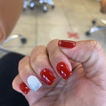 Rose's Nails - Festive nails done  done by Mimi. - Nail Salons Near Me - Los Angeles, California