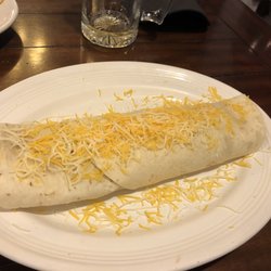 Garcia's Mexican - Beef, bean, & green Chile burrito