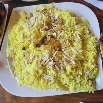 Sumer Nights - Rice with toppings - Mediterranean Near Me - Sacramento, California Sumer Nights - Rice with toppings - Mediterranean Near Me - Sacramento, California