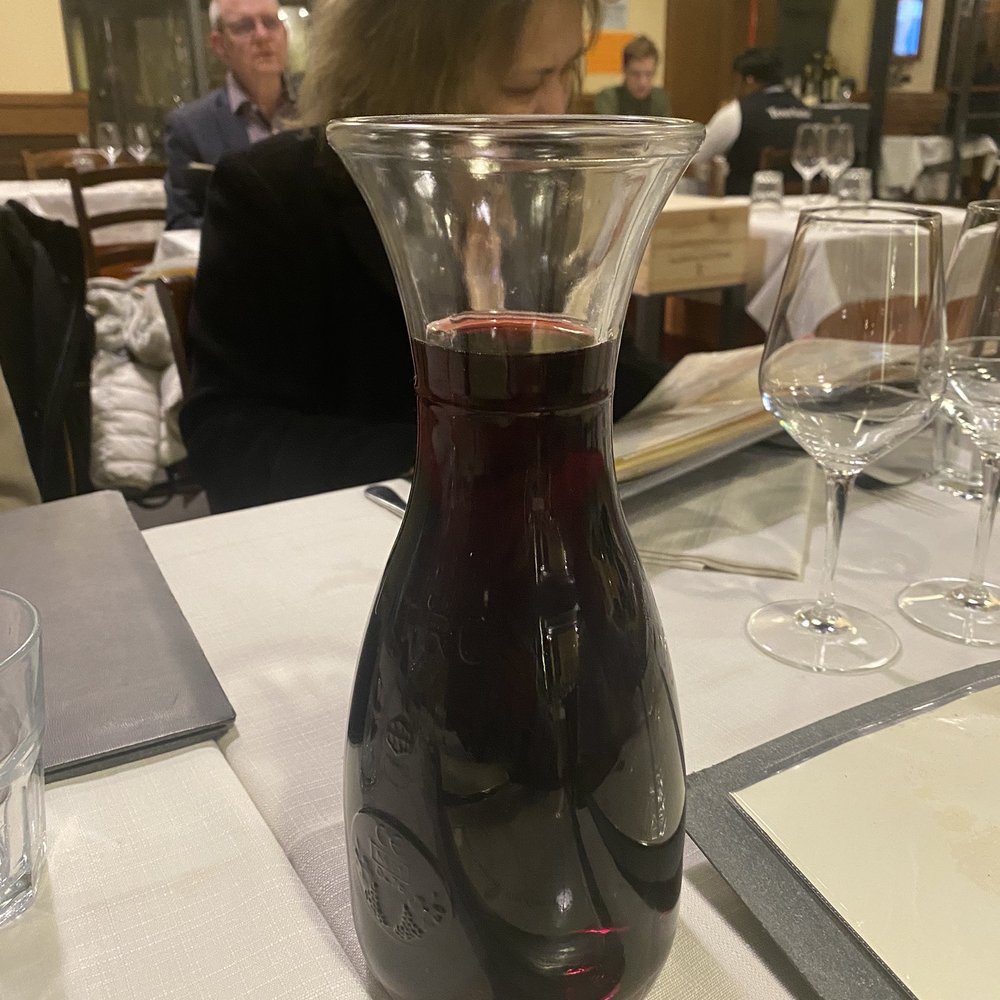 Da Romolo Alla Mole Adriana - House wine. - Pizza Near Me - Rome, RM Da Romolo Alla Mole Adriana - House wine. - Pizza Near Me - Rome, RM