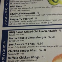 Lounge 54 - Peek at the menu