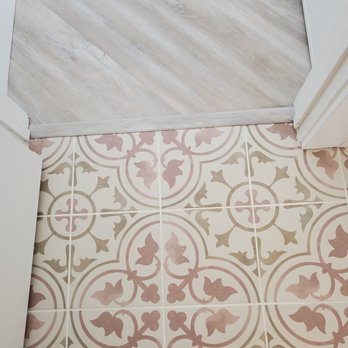 Blueboard Remodeling - new threshold Victor got,  connecting flooring types seamlessly - General Contractors Near Me - Boise, Idaho