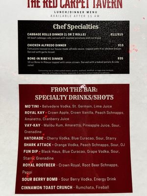 Menu photo 3 Red Carpet Tavern Dayton, OH Menu photo 3 Red Carpet Tavern Dayton, OH