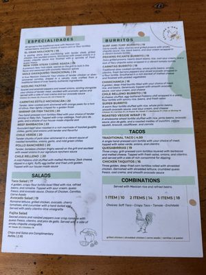 Menu photo 2 Gallina D' Oro Healdsburg, CA Menu photo 2 Gallina D' Oro Healdsburg, CA
