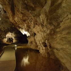 Spellbound - Part of the walk way in the first cave we visited