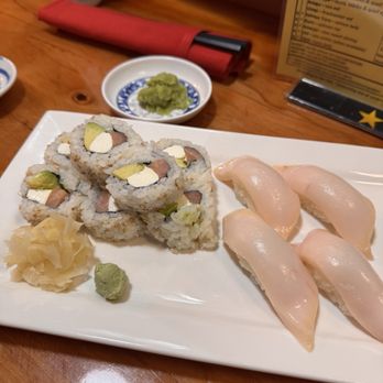 Sada Sushi & Izakaya - Shiro-maguro nigiri and Alaskan roll - Sushi Bars Near Me - Corvallis, Oregon Sada Sushi & Izakaya - Shiro-maguro nigiri and Alaskan roll - Sushi Bars Near Me - Corvallis, Oregon
